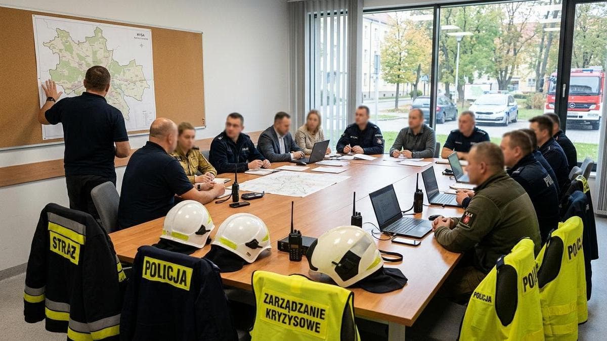 Gmina Nysa zaplanowała ćwiczenia służb ratowniczych na 17 października 2026 roku