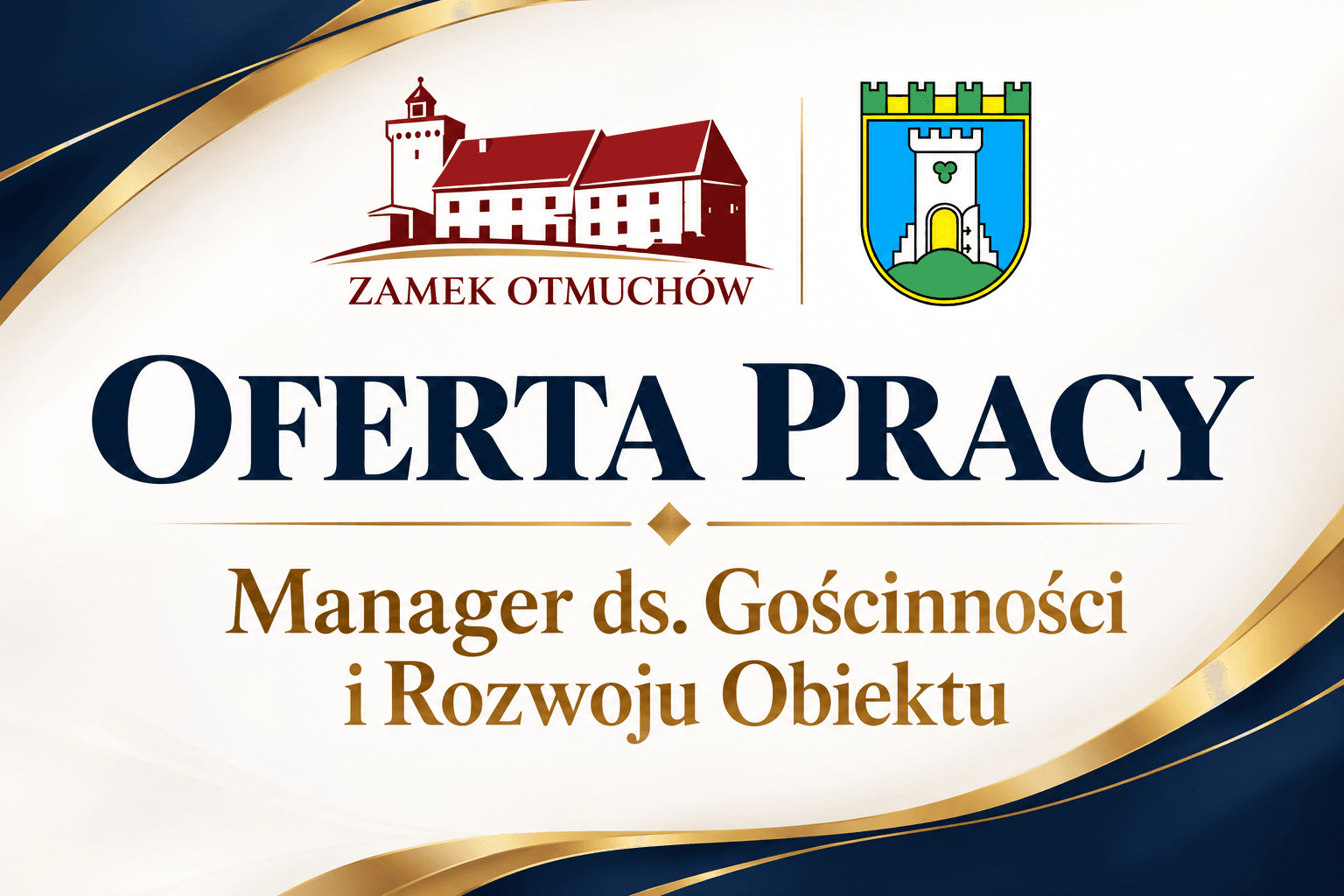 Dom Kultury „Zamek" w Otmuchowie szuka Managera ds. Gościnności i Rozwoju Obiektu