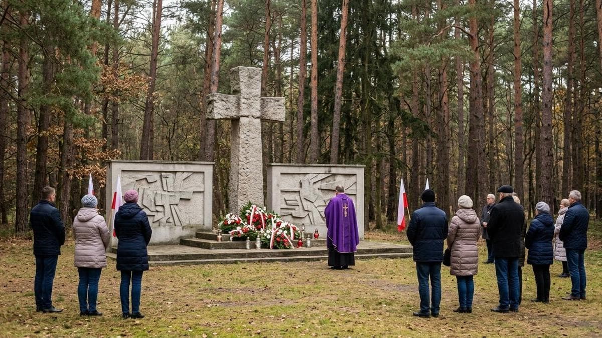 80. rocznica zamordowania żołnierzy NSZ ze zgrupowania „Bartka" – uroczystości na polanie śmierci w Starym Grodkowie