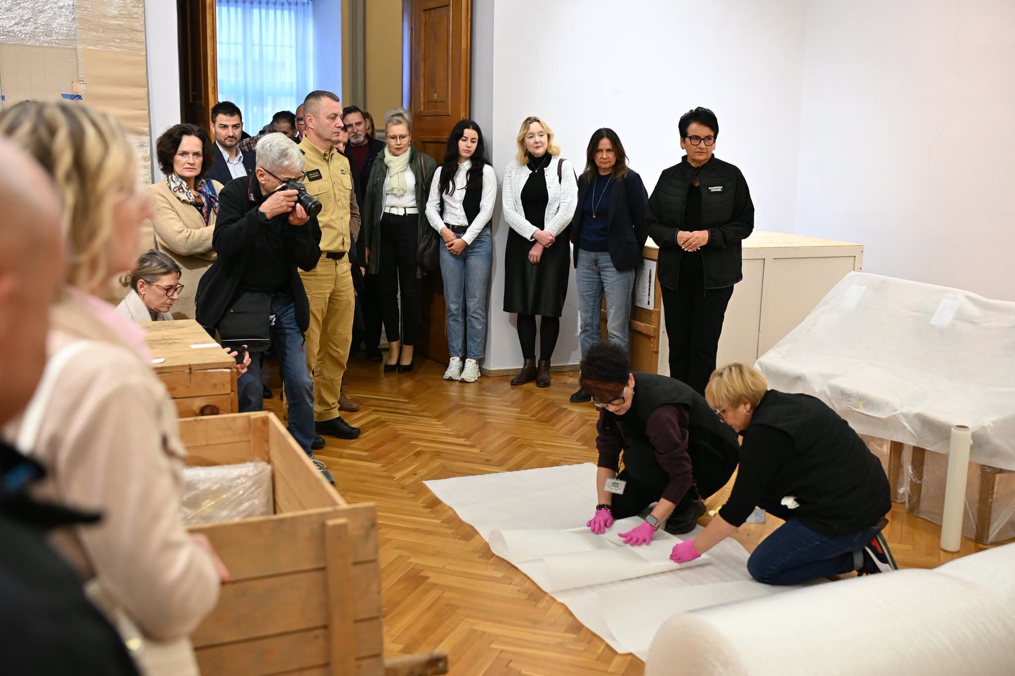Ćwiczenia PIAST 2026: służby ćwiczą ewakuację zbiorów Muzeum Powiatowego w Nysie