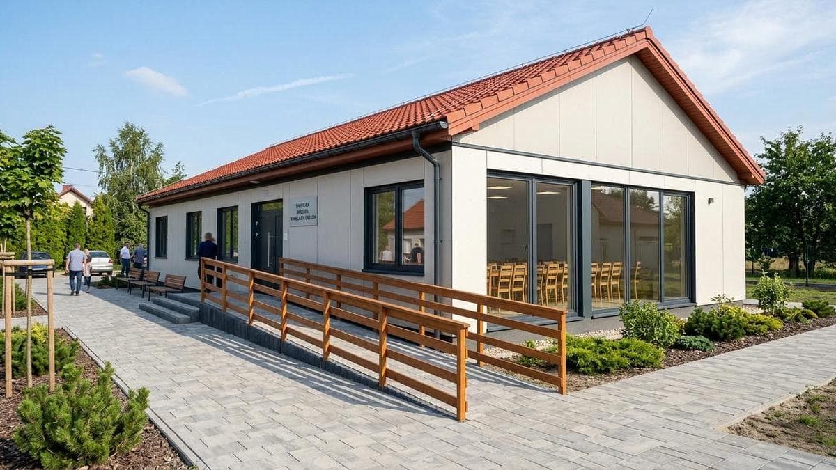 Nowa świetlica wiejska w Wielkich Łąkach otwarta. Inwestycja kosztowała ponad 660 tys. zł
