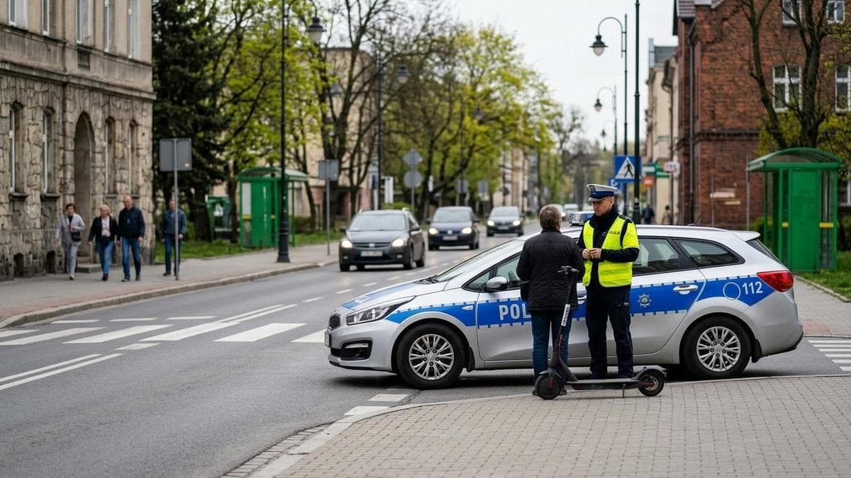 Nyska drogówka ujawniła blisko 50 wykroczeń podczas akcji na rzecz bezpieczeństwa pieszych i rowerzystów