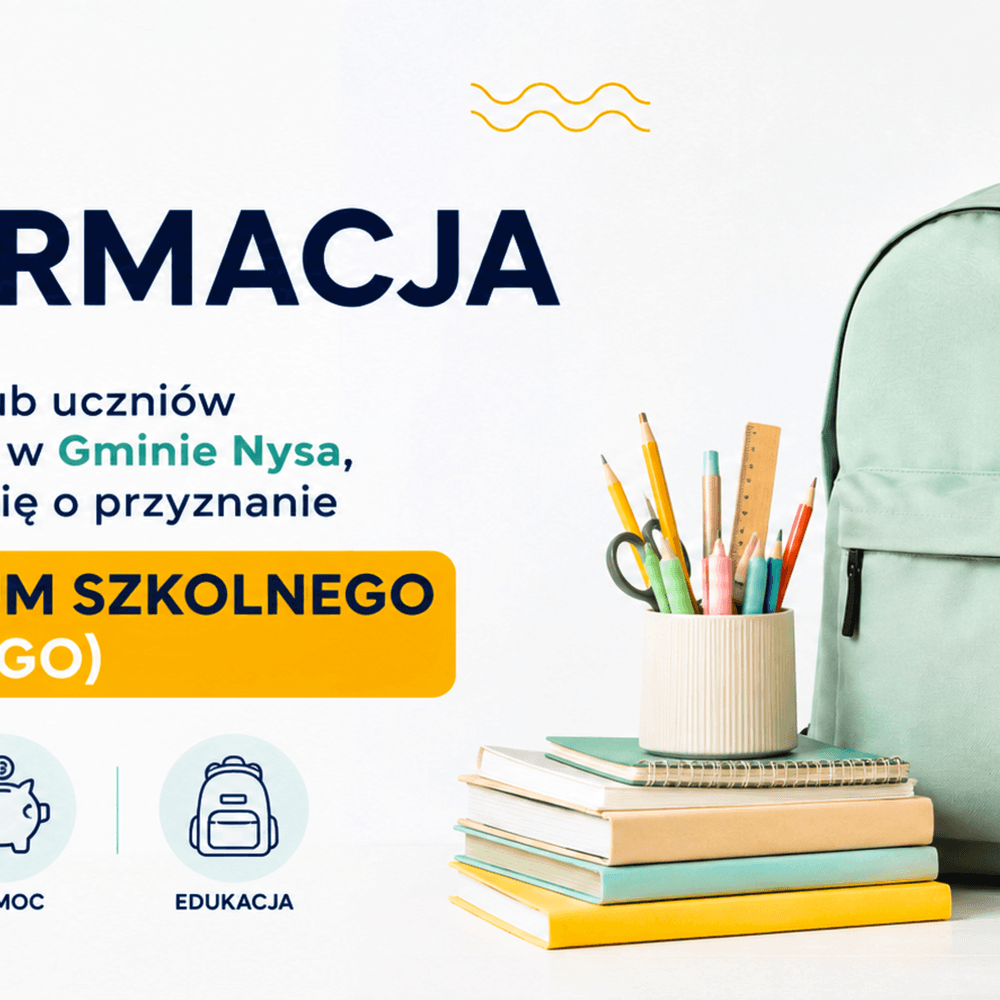 Wnioski o stypendium szkolne w Gminie Nysa można składać do 15 września