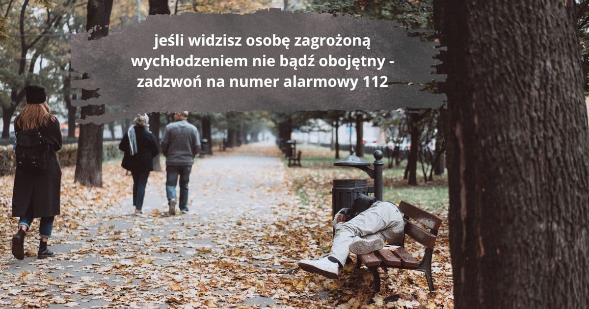 Policja w powiecie nyskim apeluje o reagowanie na osoby zagrożone wychłodzeniem