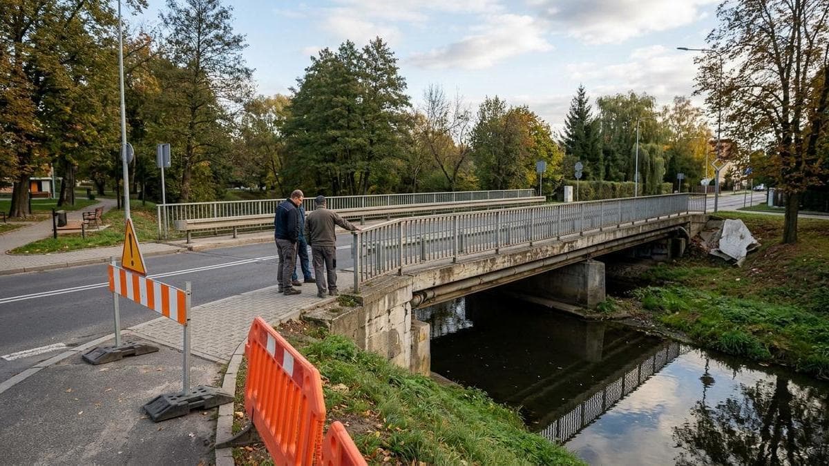 Paczków podpisał umowę na odbudowę mostu przy ul. Klonowej za ponad 1,2 mln zł