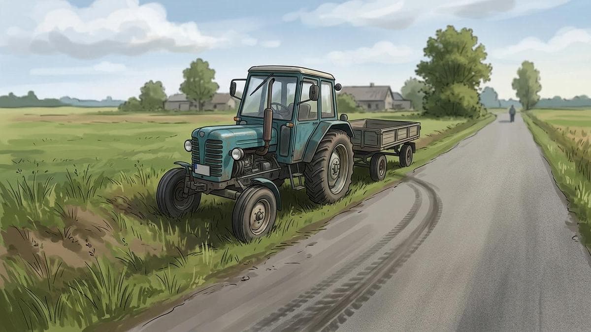 Prawie 3,5 promila za kierownicą traktora w Wyszkowie Śląskim