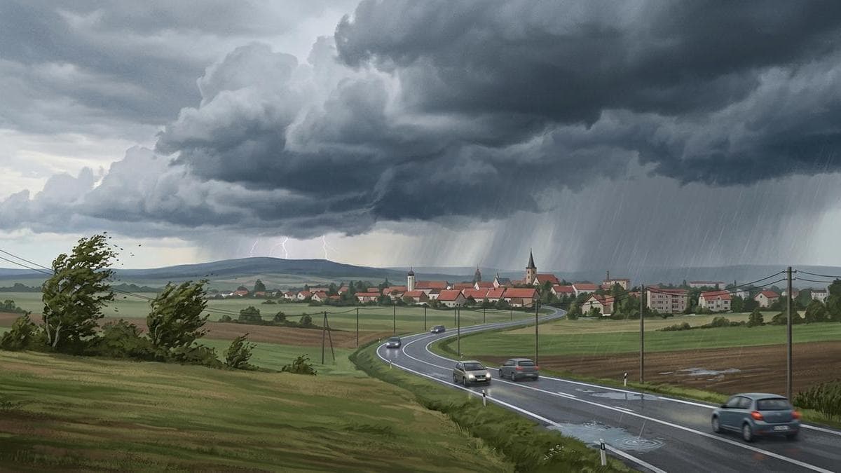 IMGW wydało ostrzeżenie 1. stopnia przed burzami dla regionu nyskiego