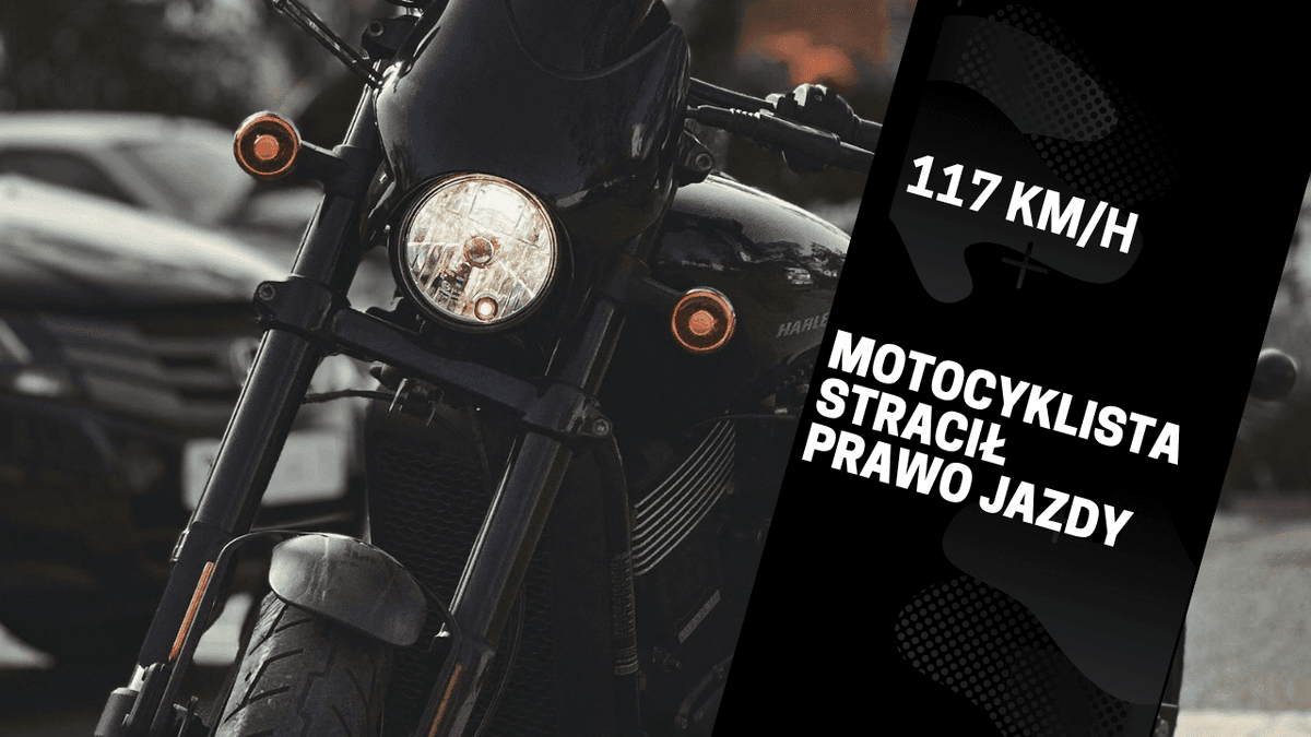 48-letni motocyklista jechał 117 km/h na nyskiej „pięćdziesiątce" – stracił prawo jazdy i dostał 2000 zł mandatu