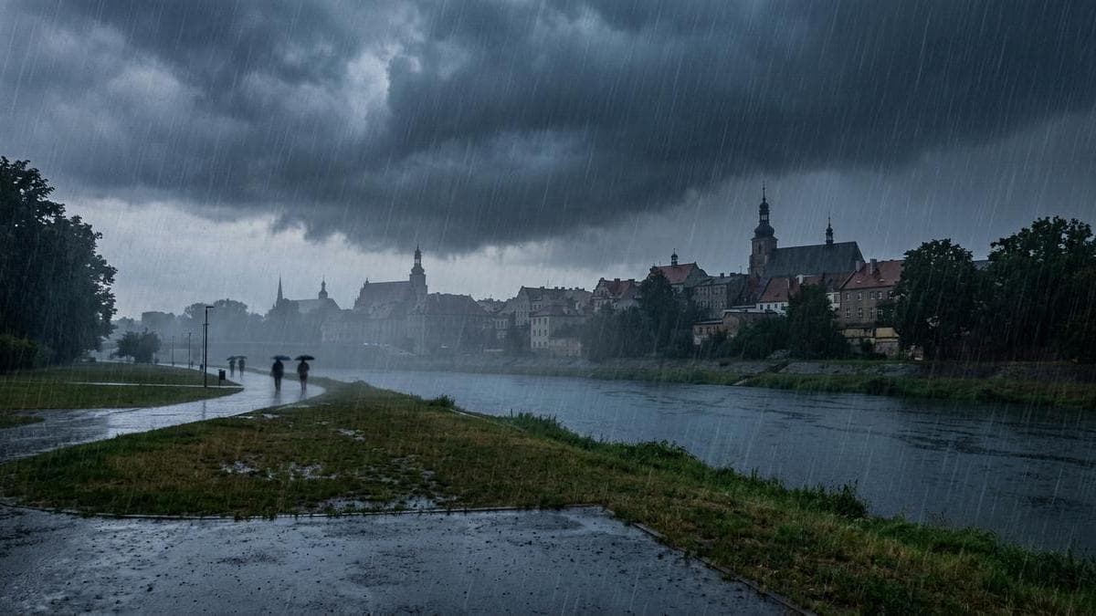 IMGW ostrzega przed burzami i silnym deszczem w regionie nyskim